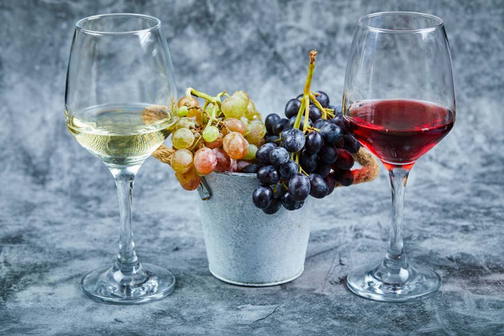 Principal Diferença entre vinho tinto e branco