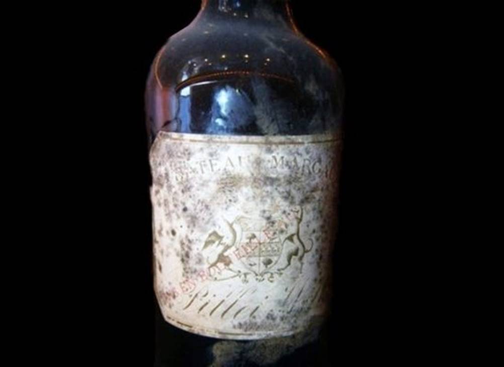 Os Vinhos mais velhos do mundo - Château Margaux - 1811