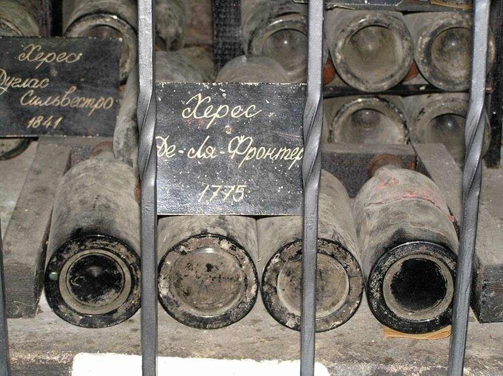Vinhos mais velhos do mundo - Massandra Sherry de la Frontera - 1775